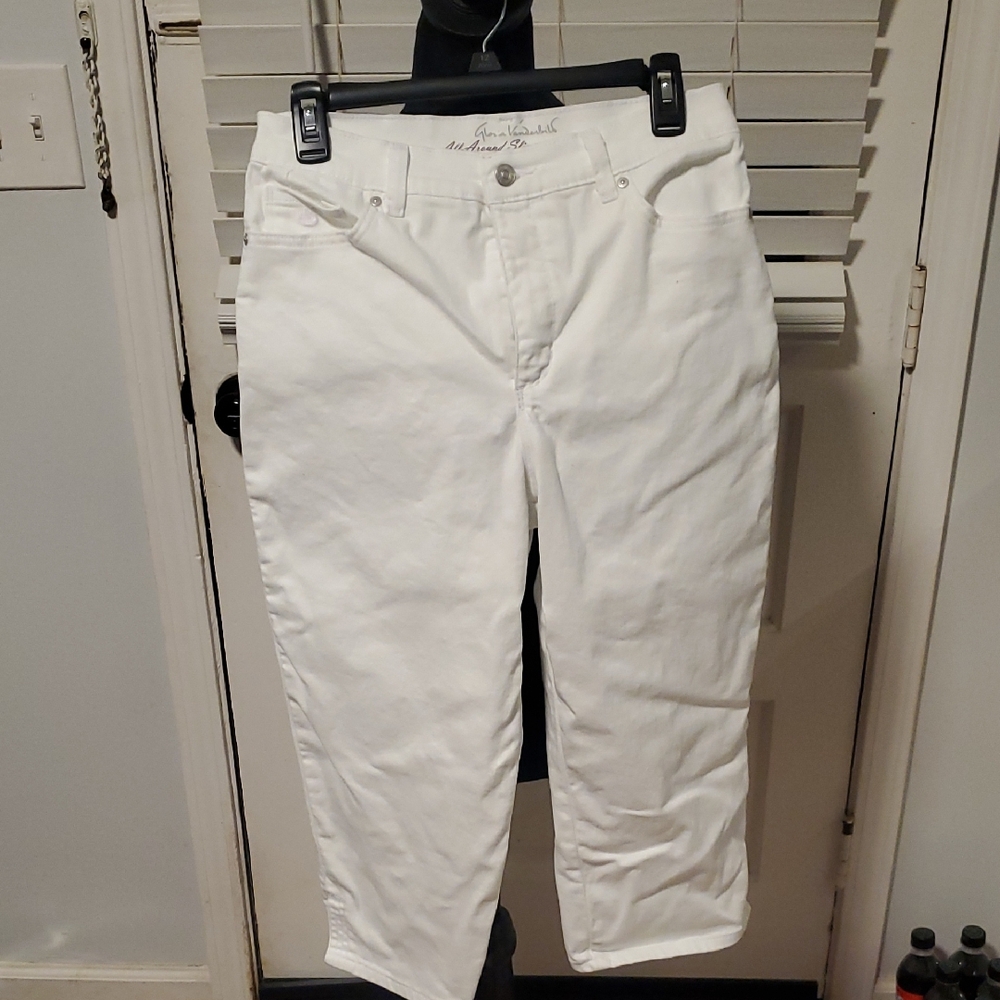 Gloria Vanderbilt White Slimming Pants